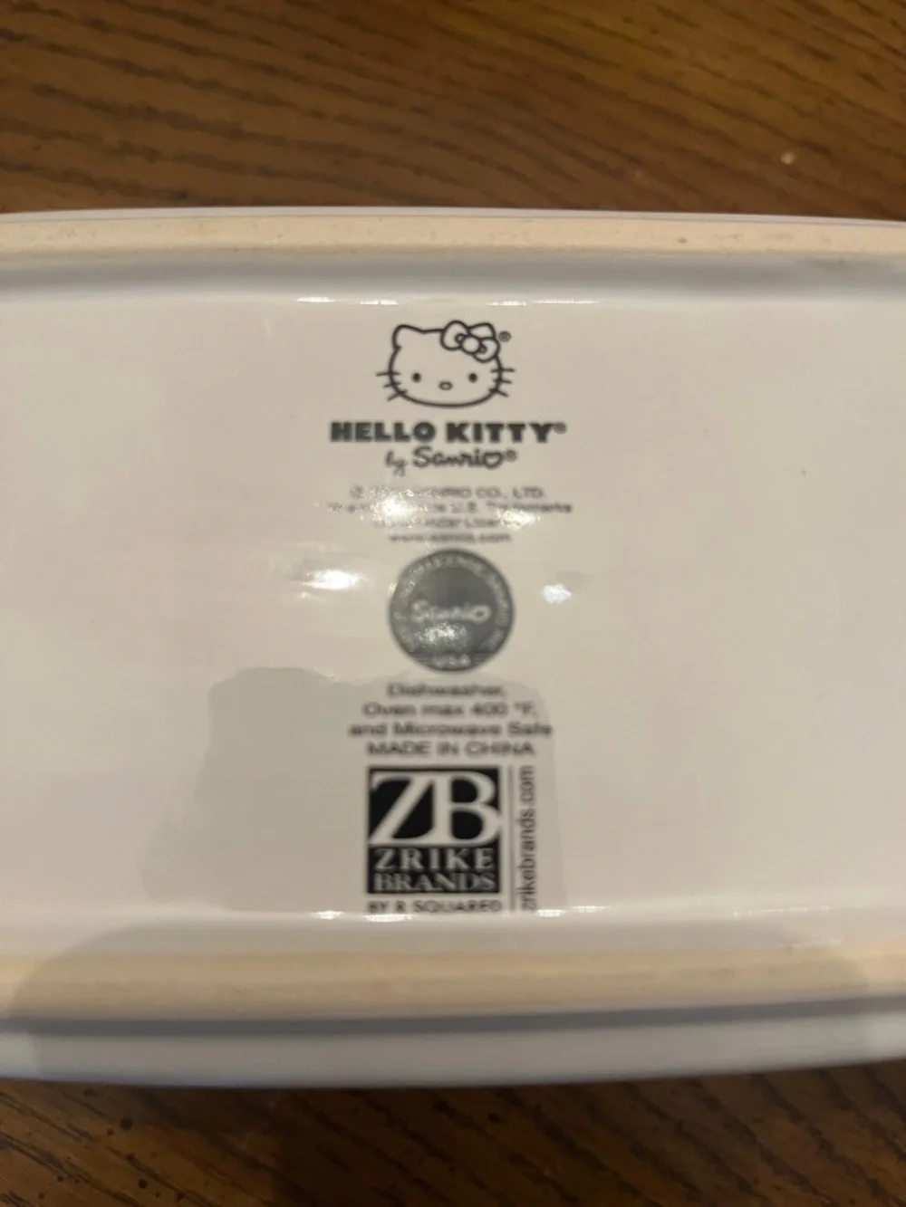 Hello Kitty Christmas Ceramic Loaf Pan, new‎